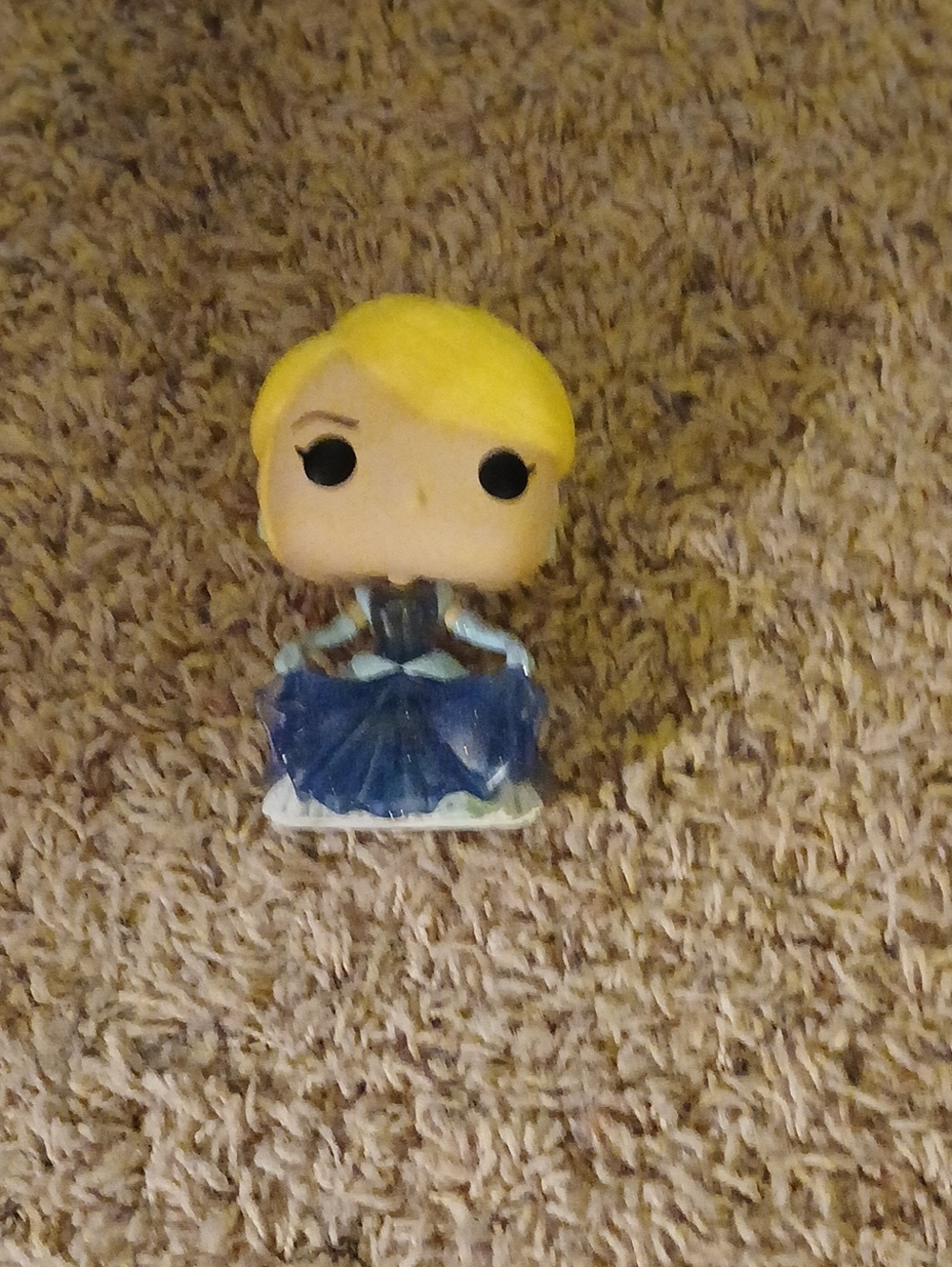 Blue and Yellow Decorative Figurine - Home Accents Funko Pop Cinderella